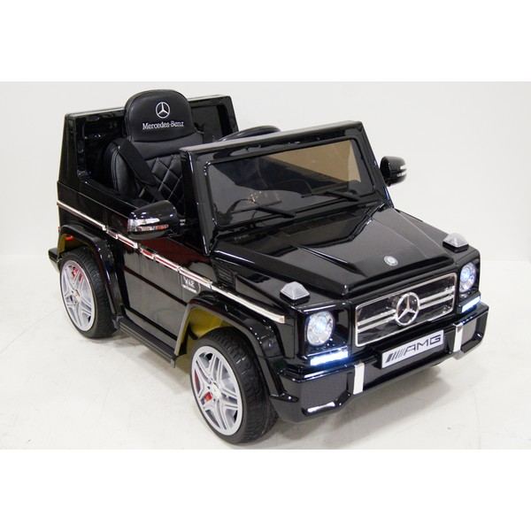 Детский электромобиль Rivertoys Mercedes g65 черный глянец