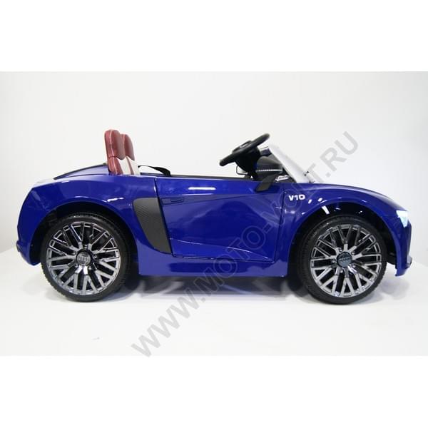 Детский электромобиль Rivertoys AUDI R8 синяя